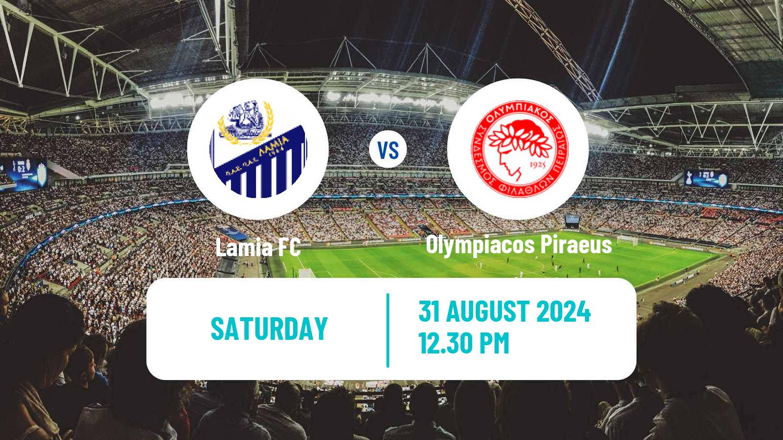 Soccer Greek Super League Lamia - Olympiacos Piraeus