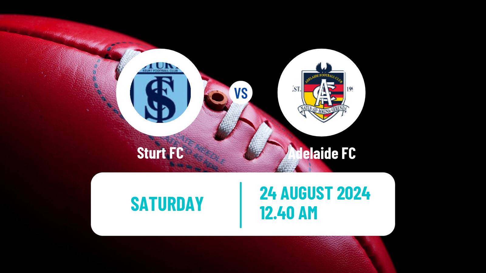 Aussie rules SANFL Sturt - Adelaide