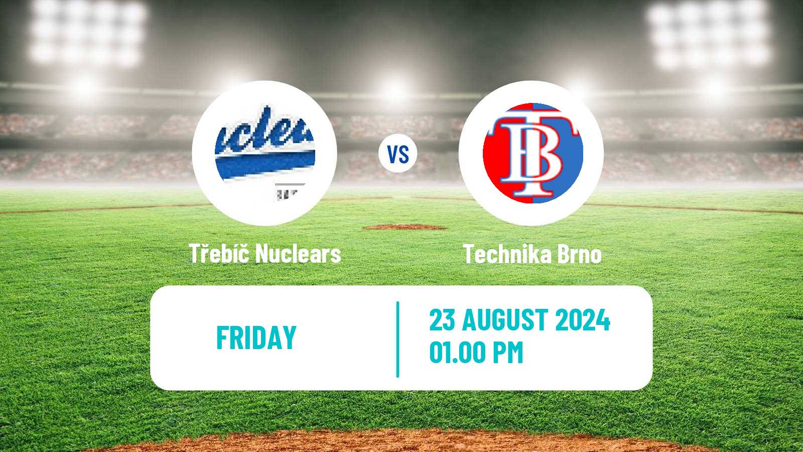 Baseball Czech Extraliga Baseball Třebíč Nuclears - Technika Brno