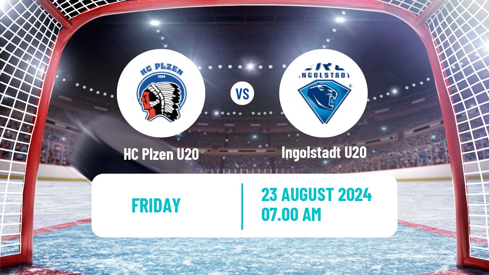 Hockey Club Friendly Ice Hockey Plzen U20 - Ingolstadt U20