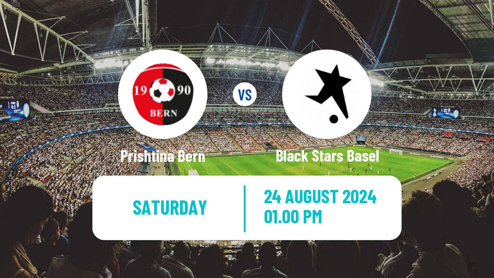 Soccer Swiss 1 Liga Classic Group 2 Prishtina Bern - Black Stars Basel