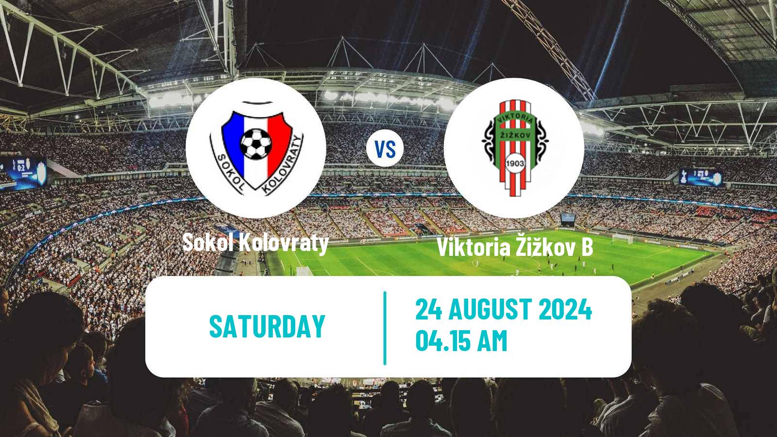 Soccer Czech Prazsky Prebor Sokol Kolovraty - Viktoria Žižkov B