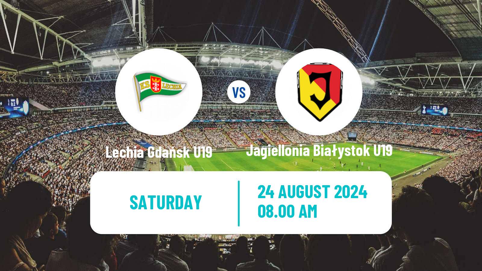 Soccer Polish Central Youth League Lechia Gdańsk U19 - Jagiellonia Białystok U19