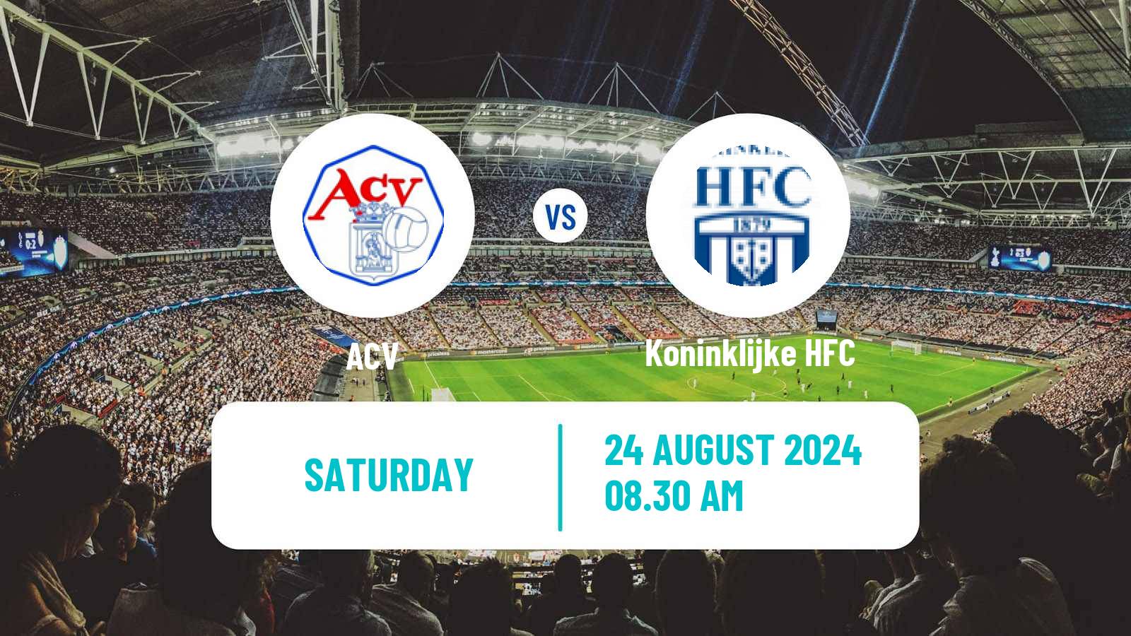 Soccer Dutch Tweede Divisie ACV - Koninklijke HFC