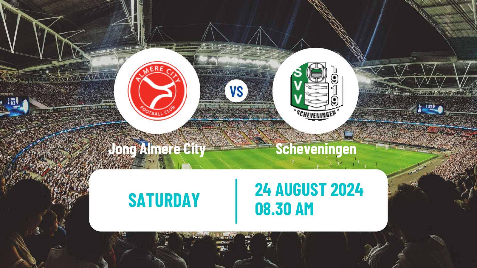 Soccer Dutch Tweede Divisie Jong Almere City - Scheveningen