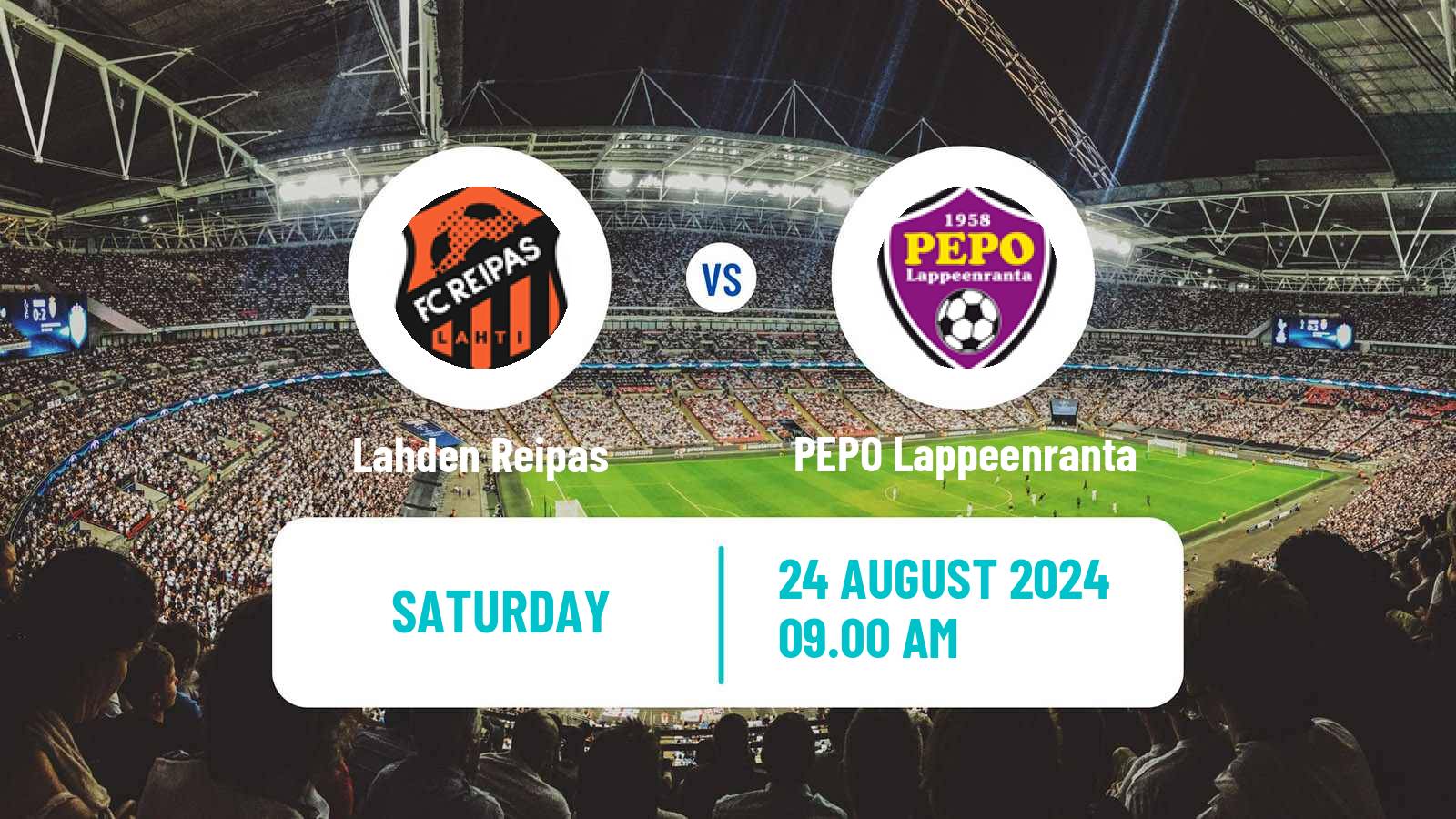 Soccer Finnish Kakkonen Group A Lahden Reipas - PEPO Lappeenranta