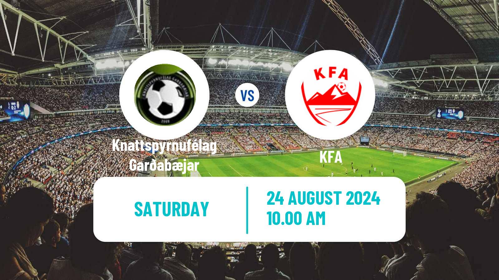 Soccer Icelandic Division 2 Knattspyrnufélag Garðabæjar - KFA