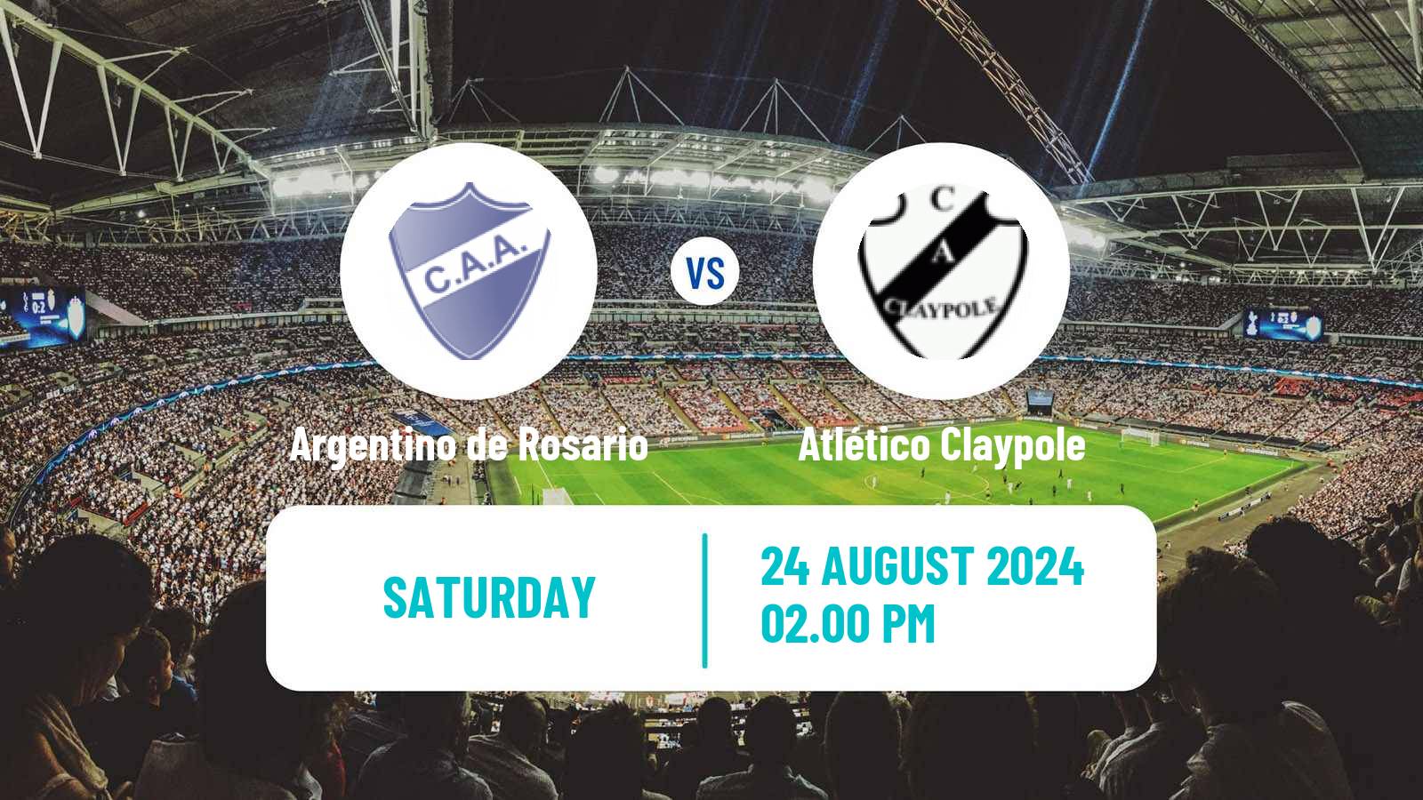 Soccer Argentinian Primera C Argentino de Rosario - Atlético Claypole