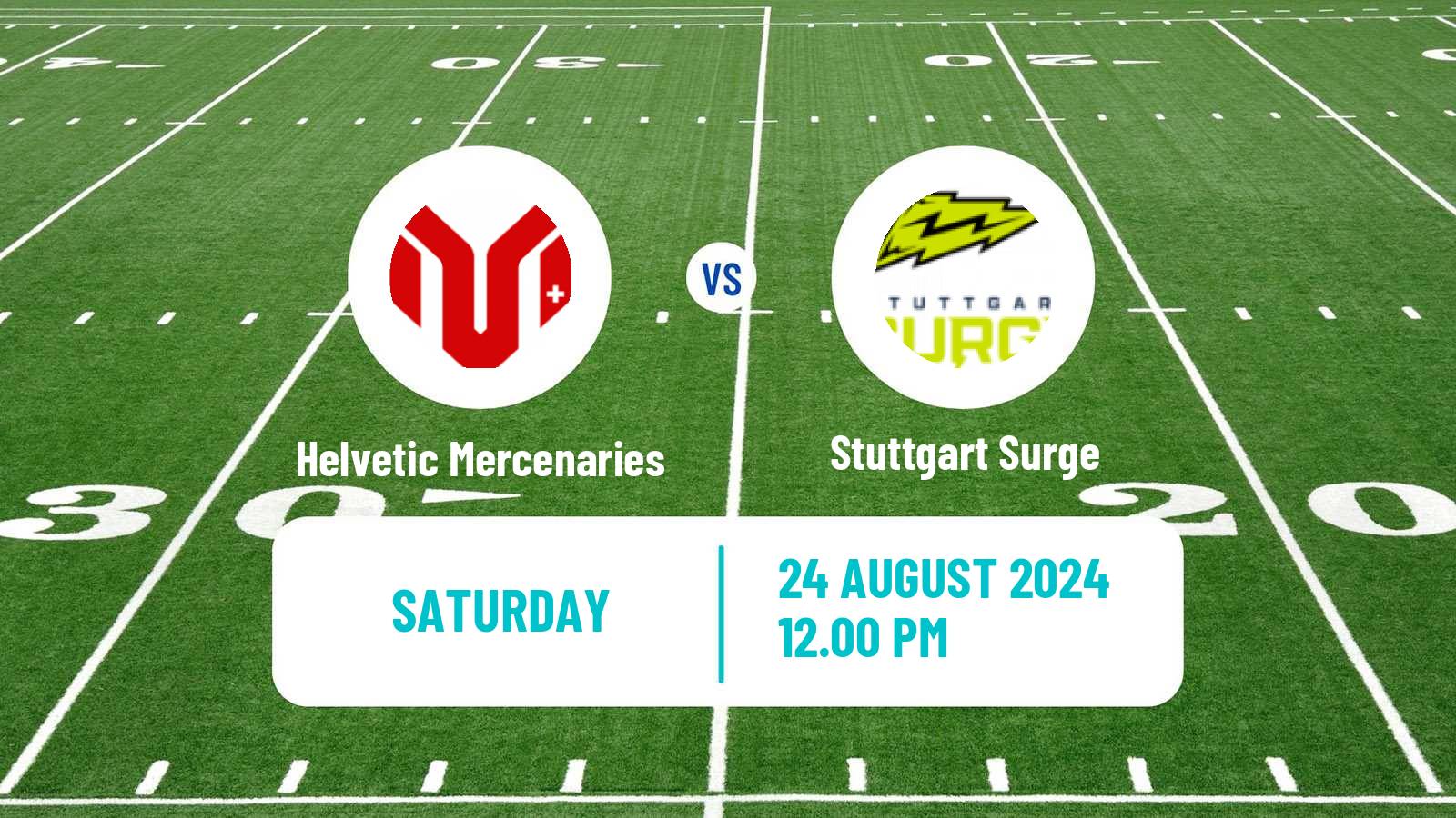 American football European League of American Football Helvetic Mercenaries - Stuttgart Surge