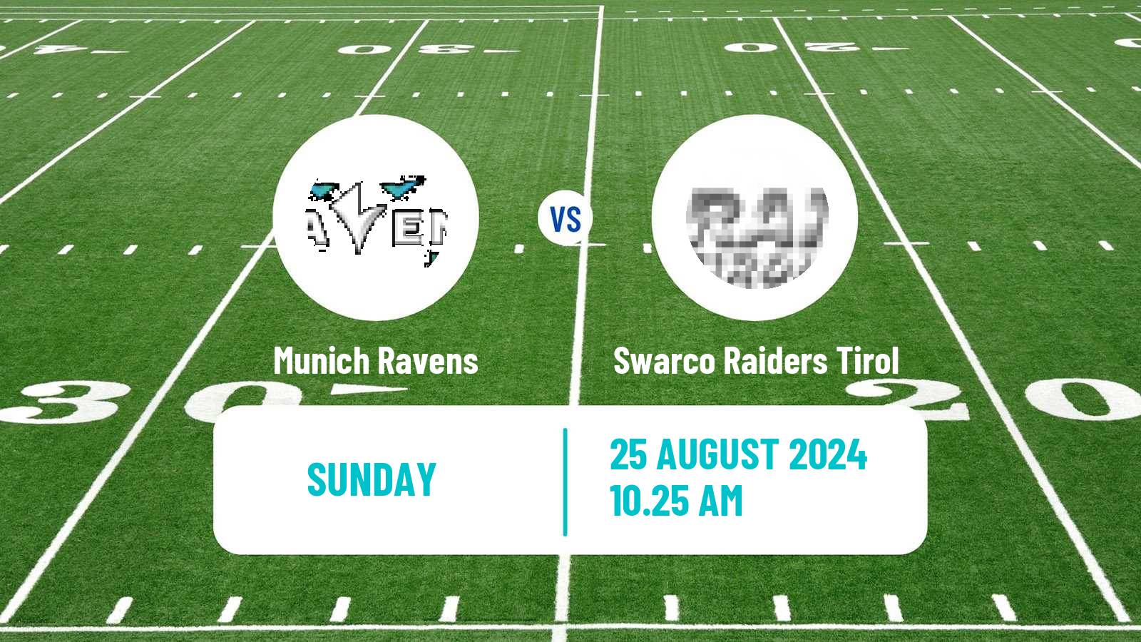 American football European League of American Football Munich Ravens - Swarco Raiders Tirol