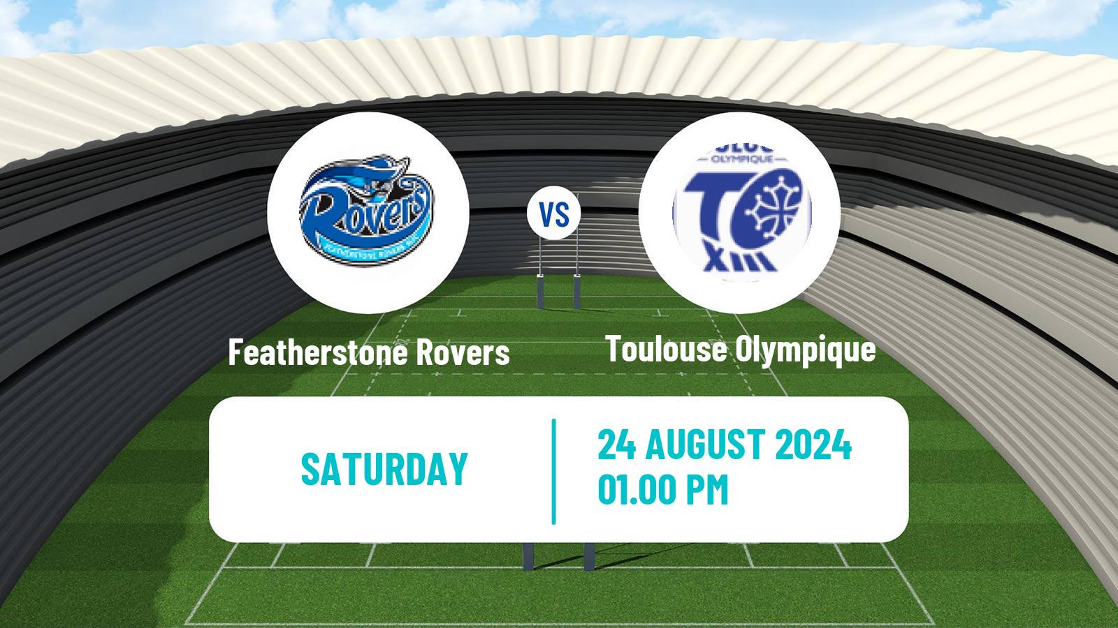 Rugby league English Championship Rugby League Featherstone Rovers - Toulouse Olympique