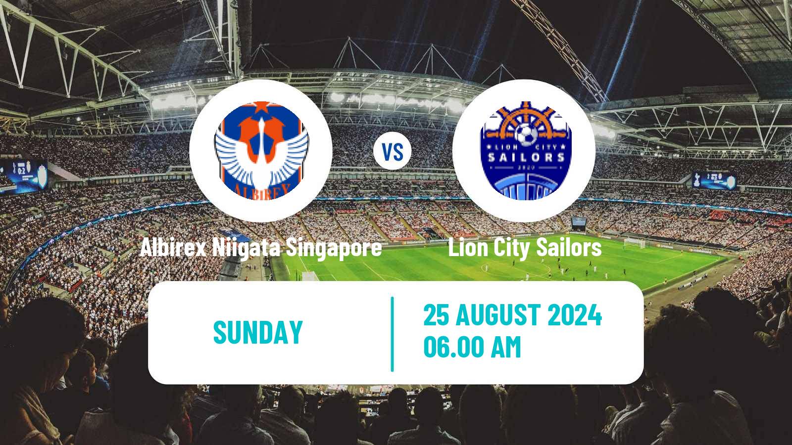 Soccer Singapore Premier League Albirex Niigata Singapore - Lion City Sailors