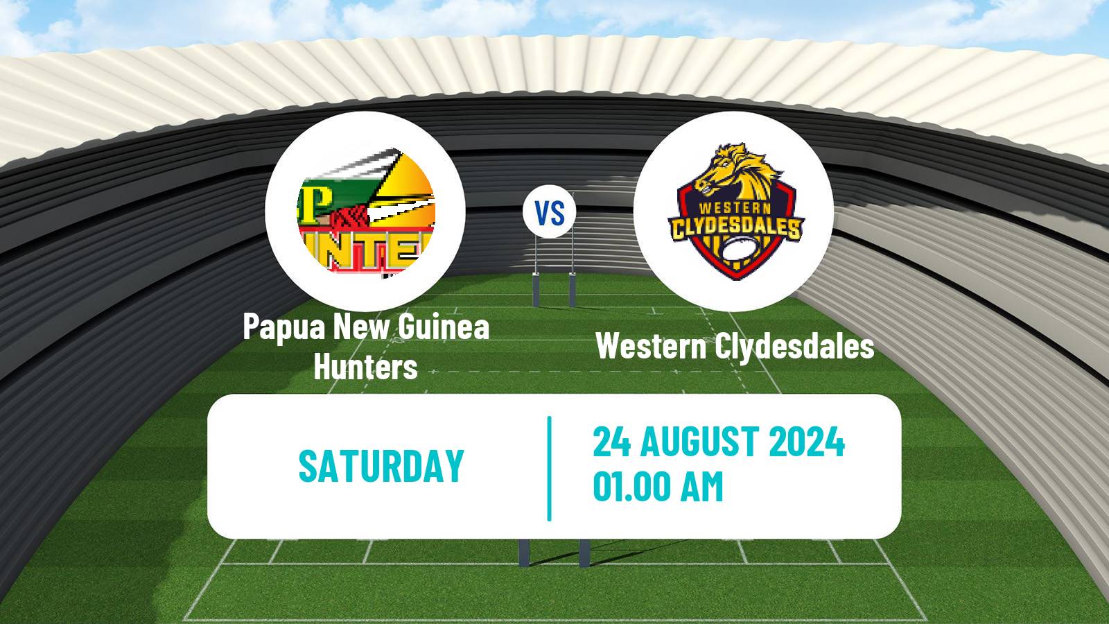 Rugby league Australian Queensland Cup Papua New Guinea Hunters - Western Clydesdales