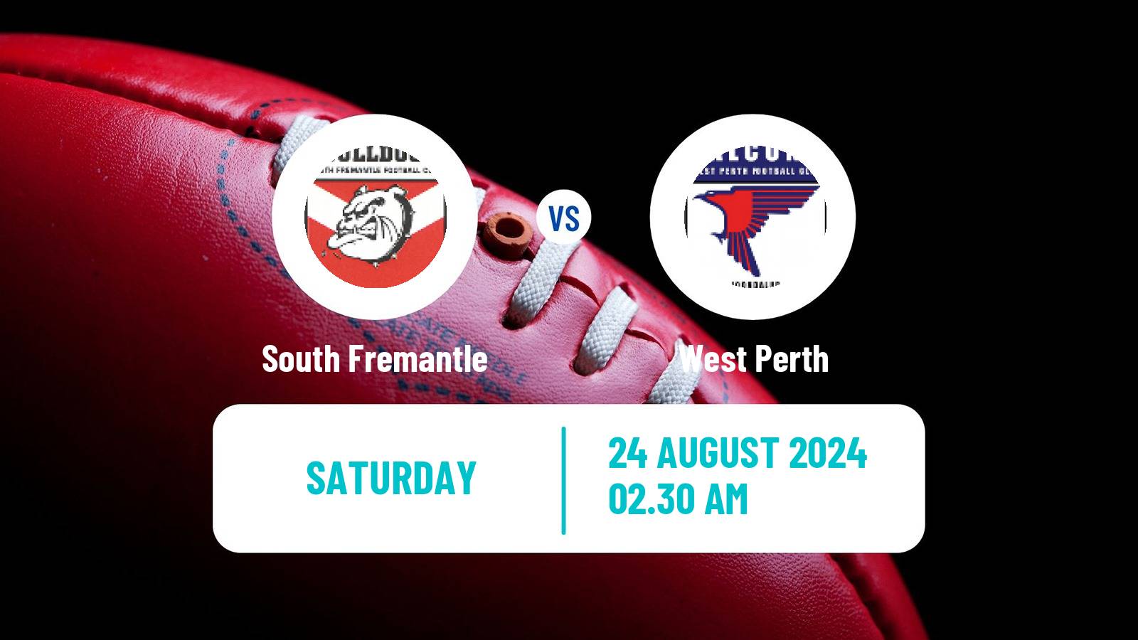 Aussie rules WAFL South Fremantle - West Perth