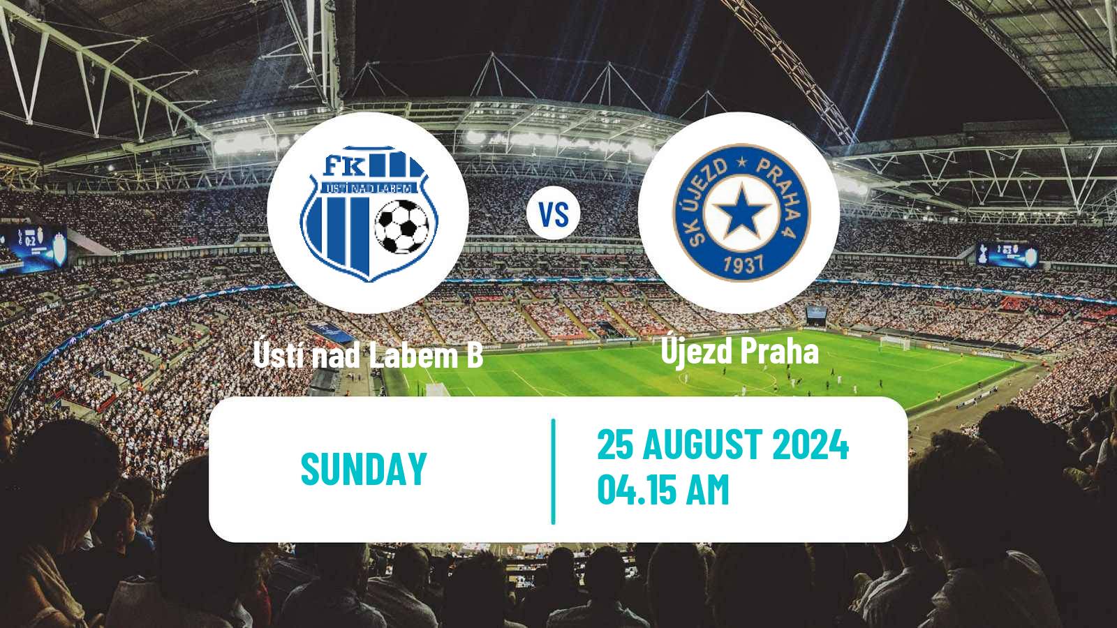 Soccer Czech Division B Ústí nad Labem B - Újezd Praha