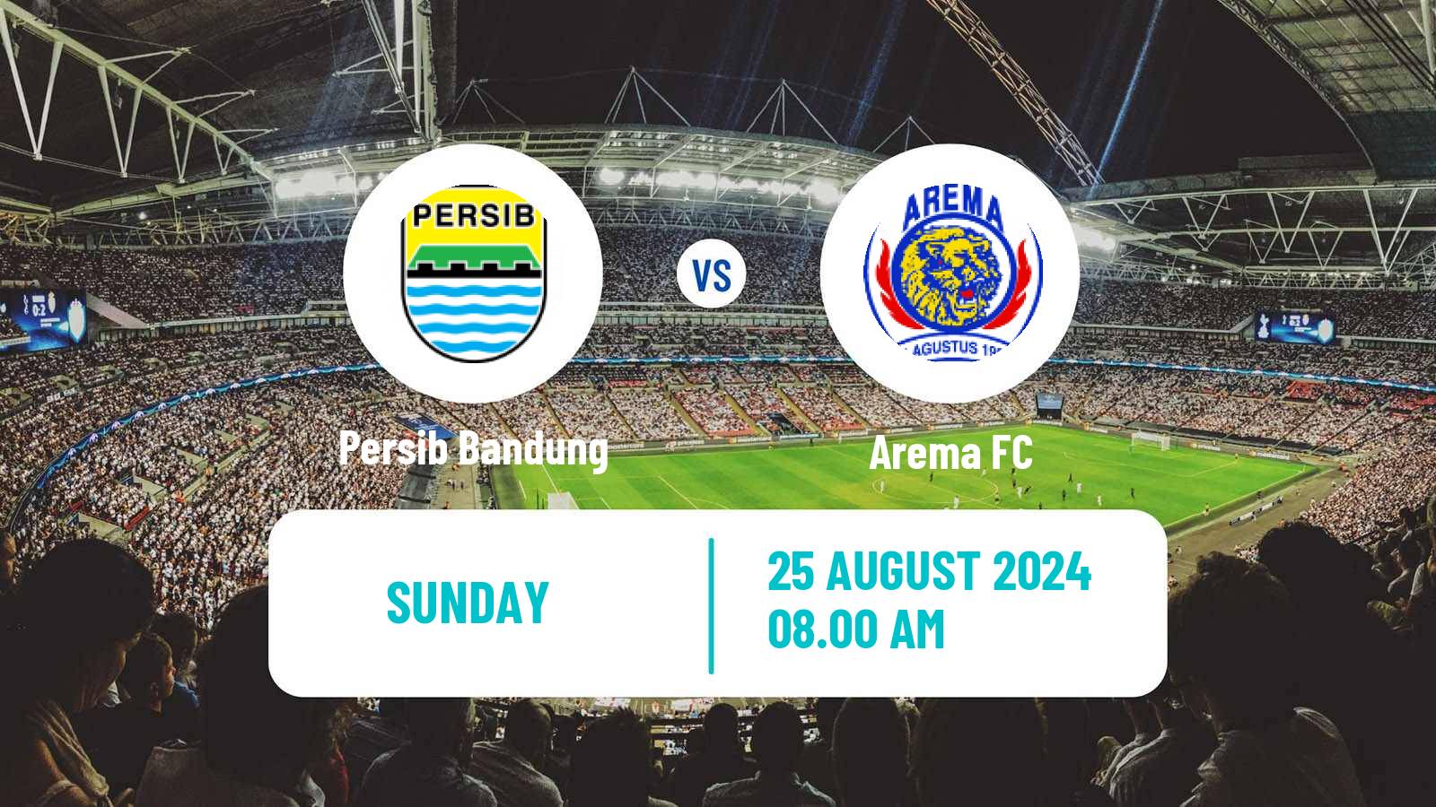 Soccer Indonesian Liga 1 Persib Bandung - Arema