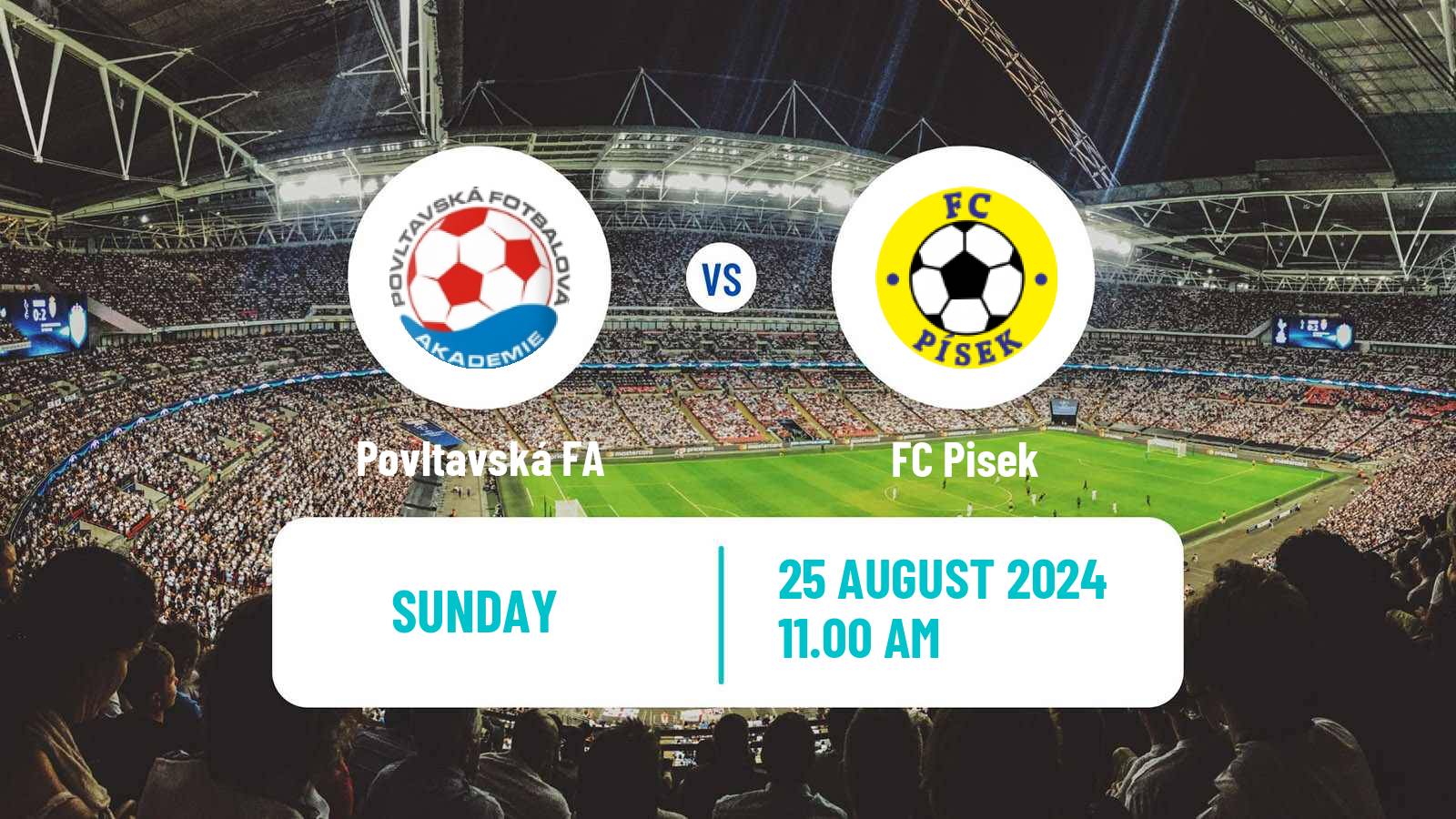 Soccer Czech CFL Group A Povltavská FA - Pisek