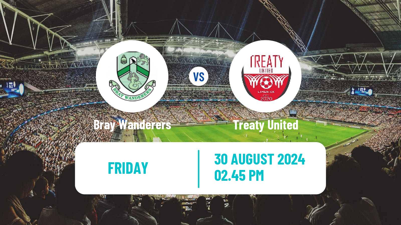 Soccer Irish Division 1 Bray Wanderers - Treaty United