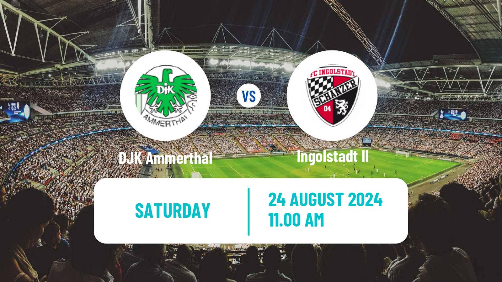 Soccer German Oberliga Bayern Nord DJK Ammerthal - Ingolstadt II