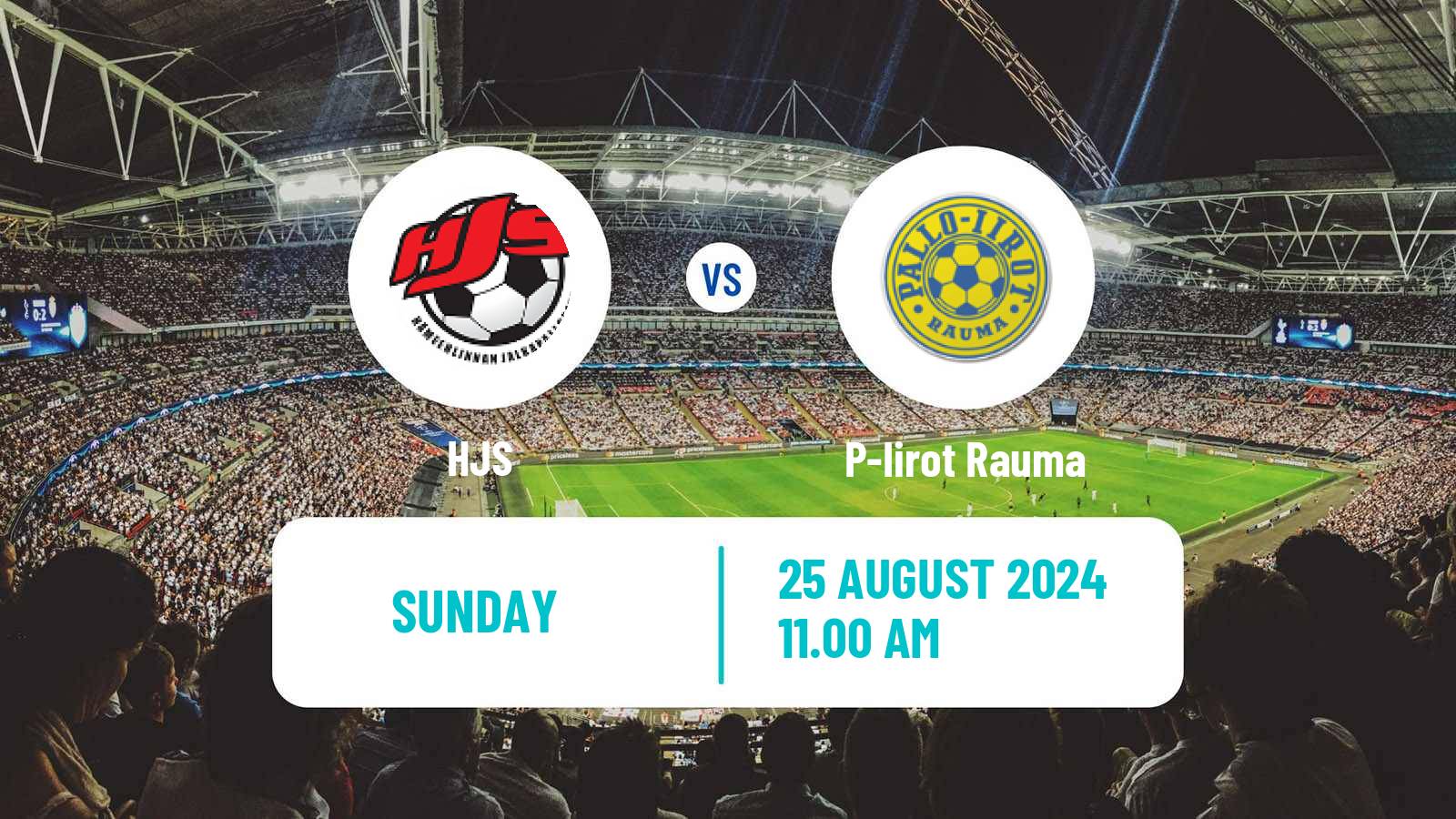 Soccer Finnish Kakkonen Group B HJS - P-Iirot Rauma