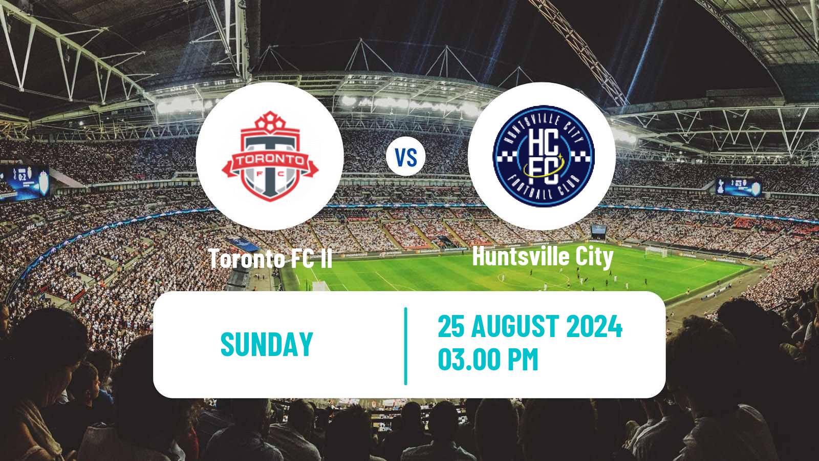 Soccer MLS Next Pro Toronto FC II - Huntsville City