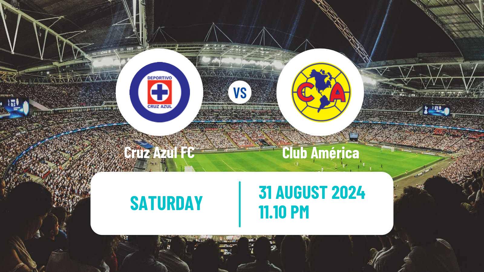 Soccer Mexican Liga MX Cruz Azul - Club América