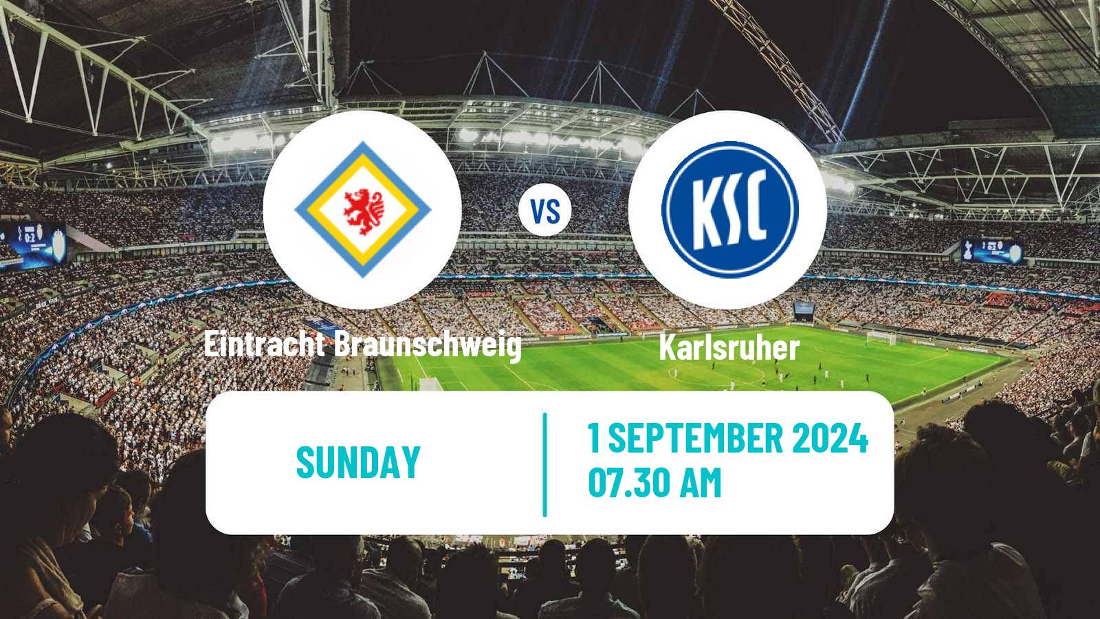 Soccer German 2 Bundesliga Eintracht Braunschweig - Karlsruher