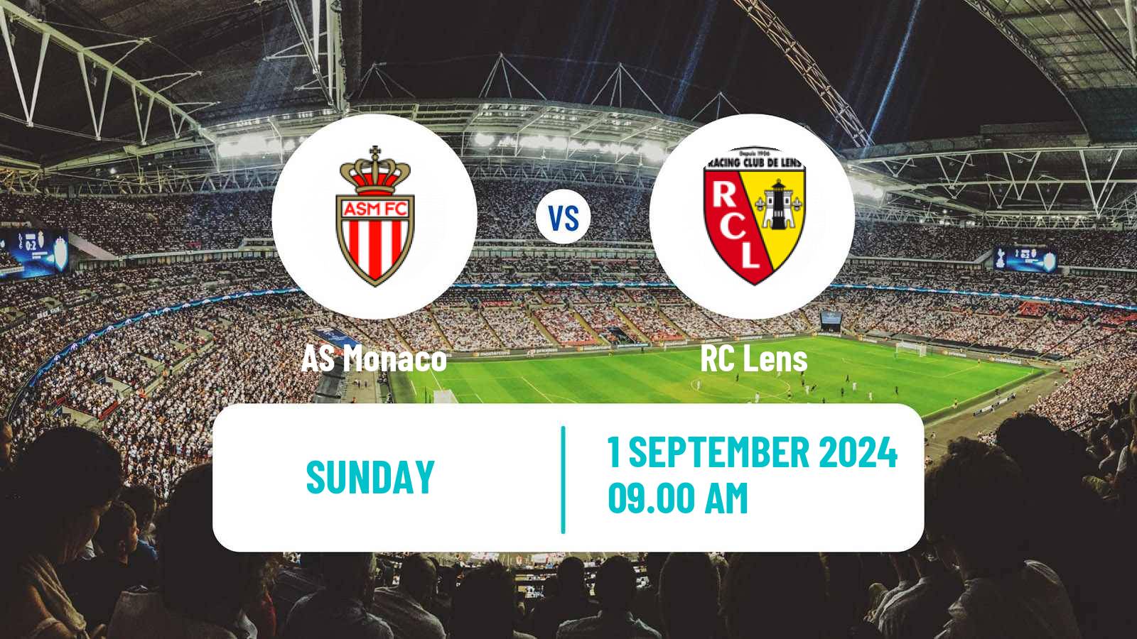 Soccer French Ligue 1 Monaco - Lens