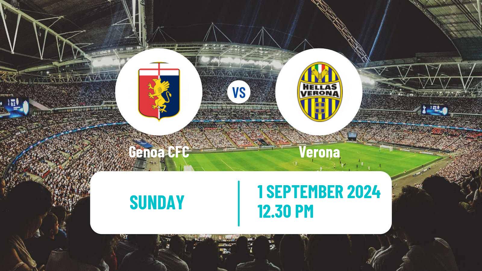 Soccer Italian Serie A Genoa - Verona