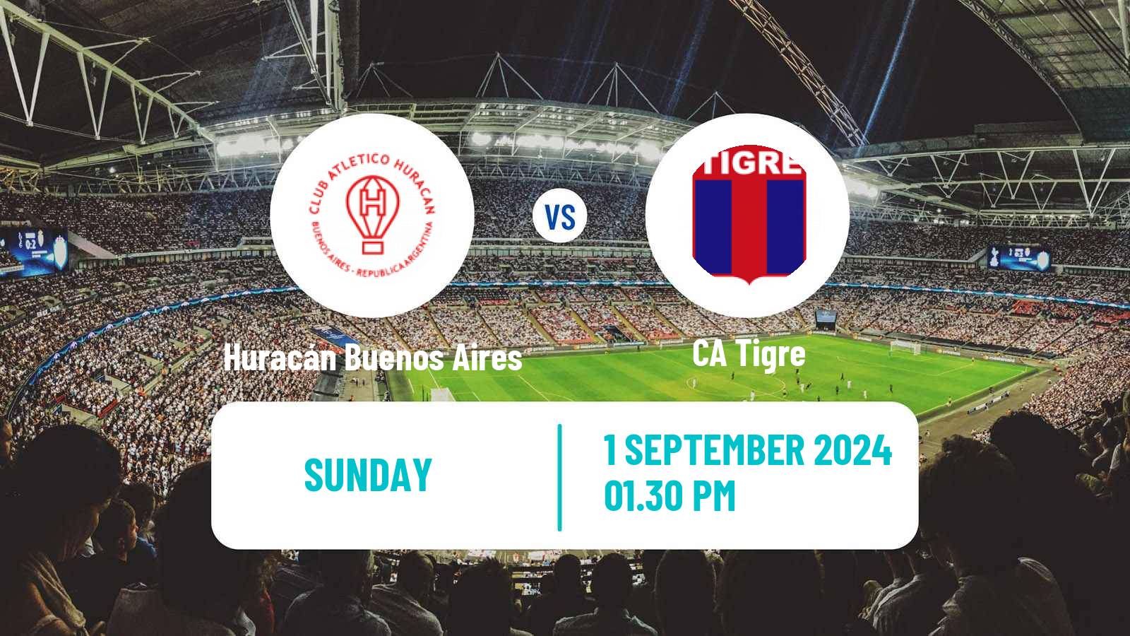 Soccer Argentinian Liga Profesional Huracán Buenos Aires - Tigre