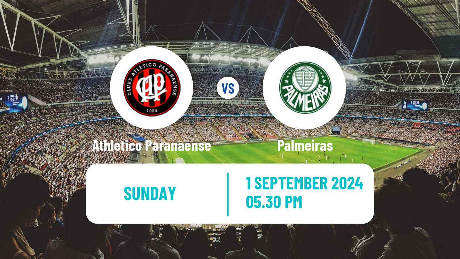 Soccer Brazilian Serie A Athletico Paranaense - Palmeiras