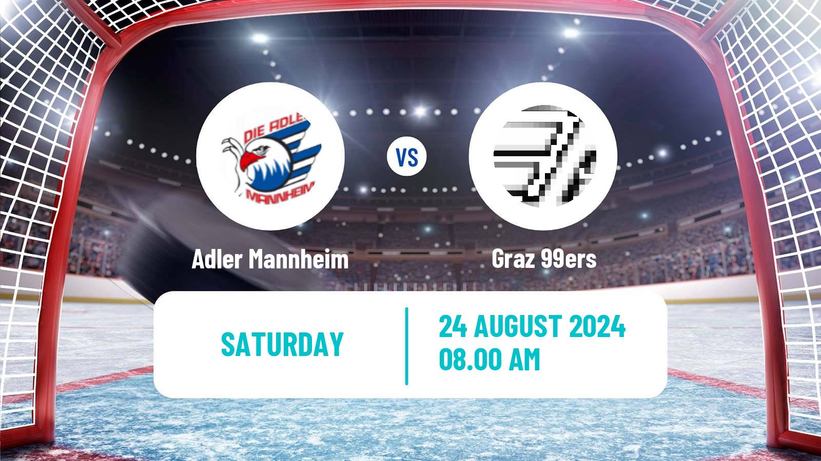 Hockey Club Friendly Ice Hockey Adler Mannheim - Graz 99ers