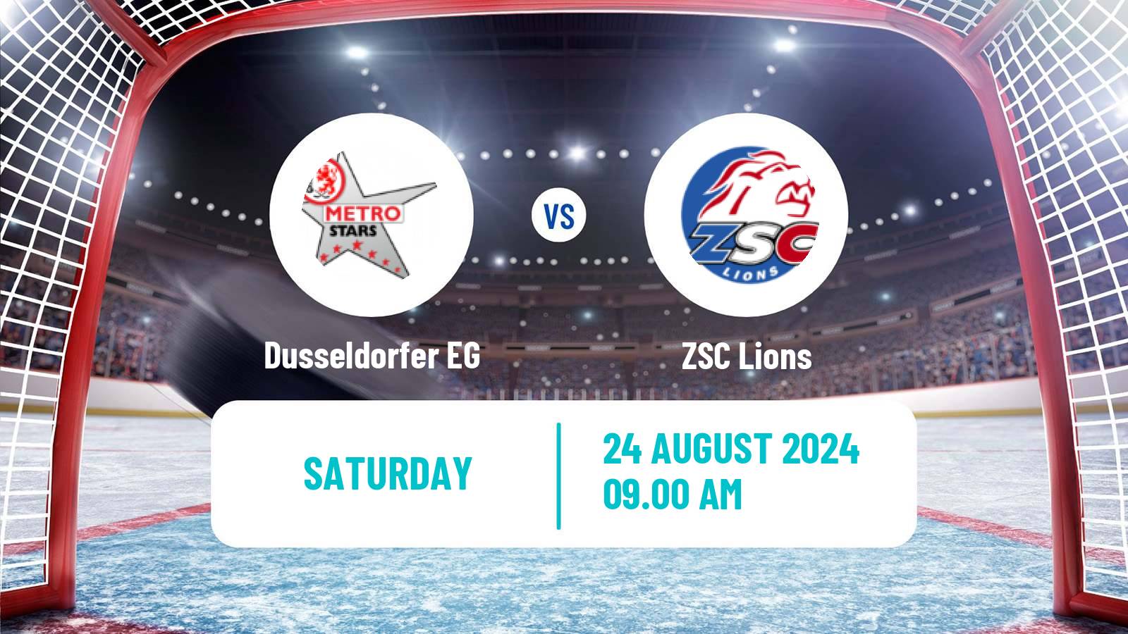 Hockey Club Friendly Ice Hockey Dusseldorfer EG - ZSC Lions