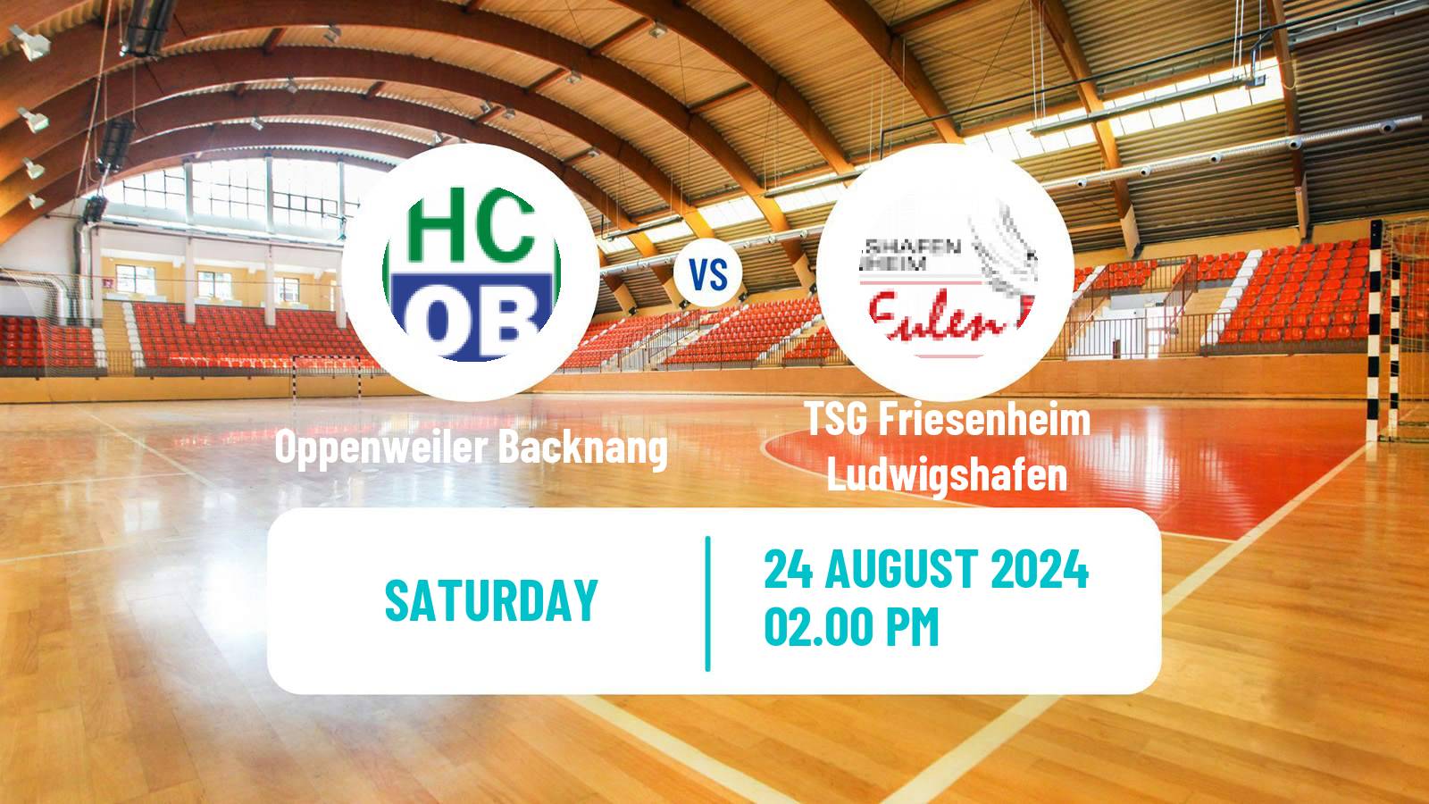 Handball German DHB Pokal Oppenweiler Backnang - TSG Friesenheim Ludwigshafen