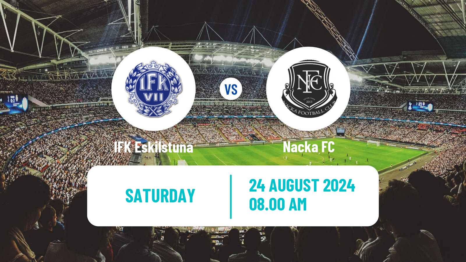 Soccer Swedish Division 2 - Södra Svealand IFK Eskilstuna - Nacka FC