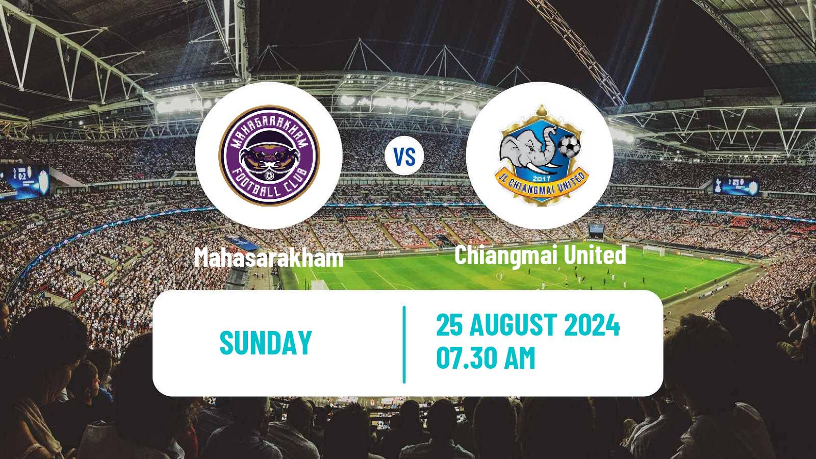 Soccer Thai League 2 Mahasarakham - Chiangmai United