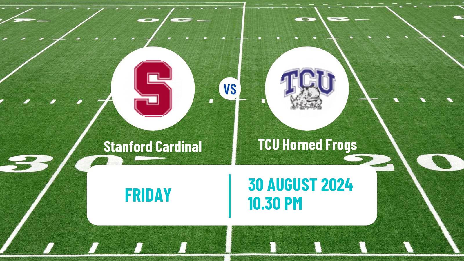 American football NCAA College Football Stanford Cardinal - TCU Horned Frogs