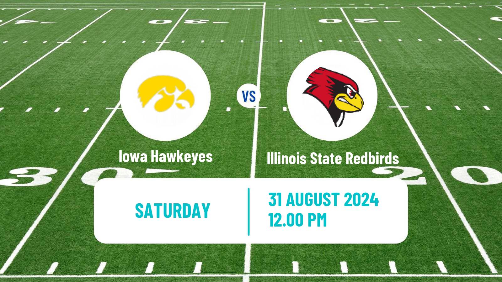 American football NCAA College Football Iowa Hawkeyes - Illinois State Redbirds