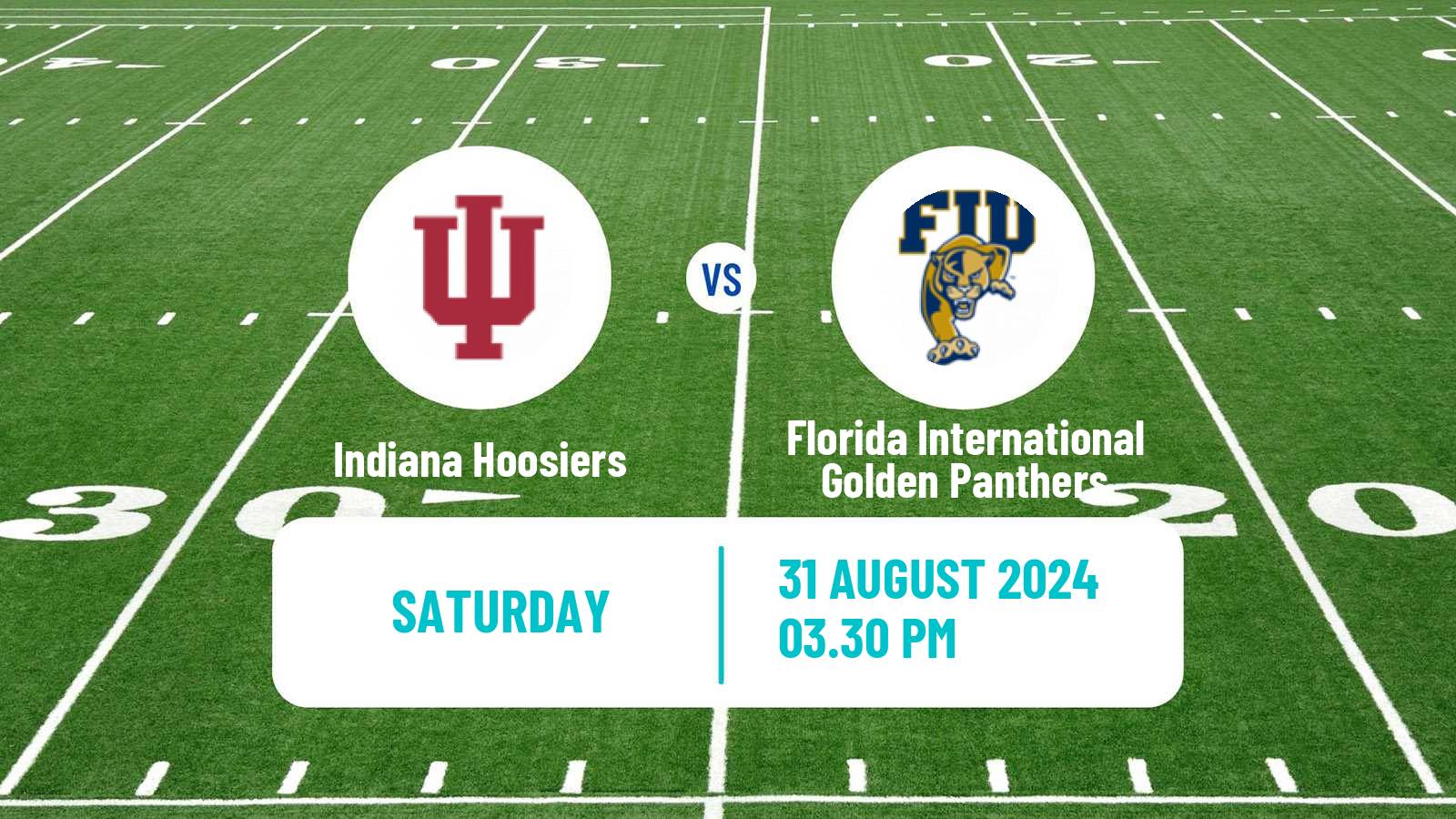 American football NCAA College Football Indiana Hoosiers - Florida International Golden Panthers