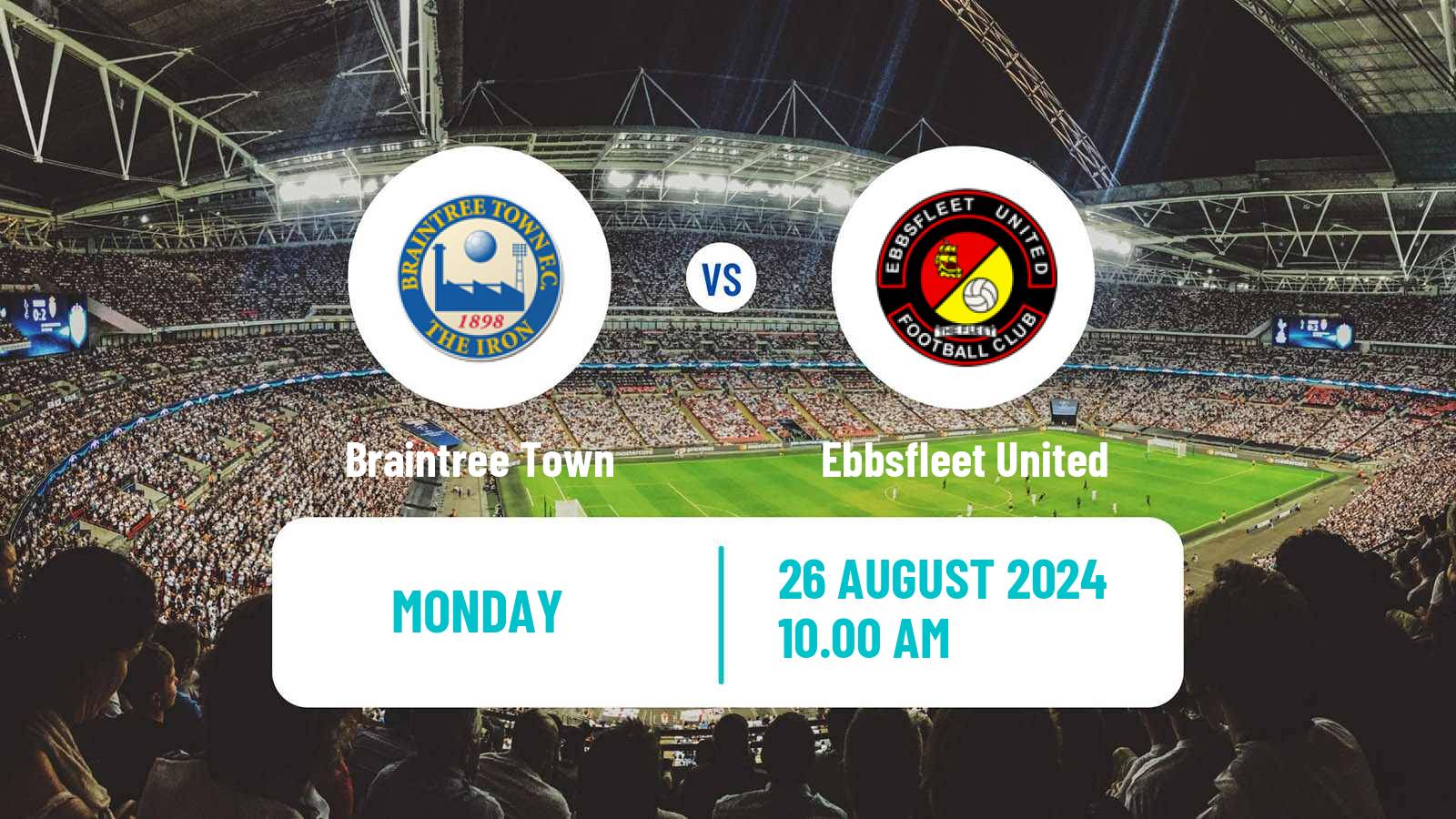 Soccer English National League Braintree Town - Ebbsfleet United