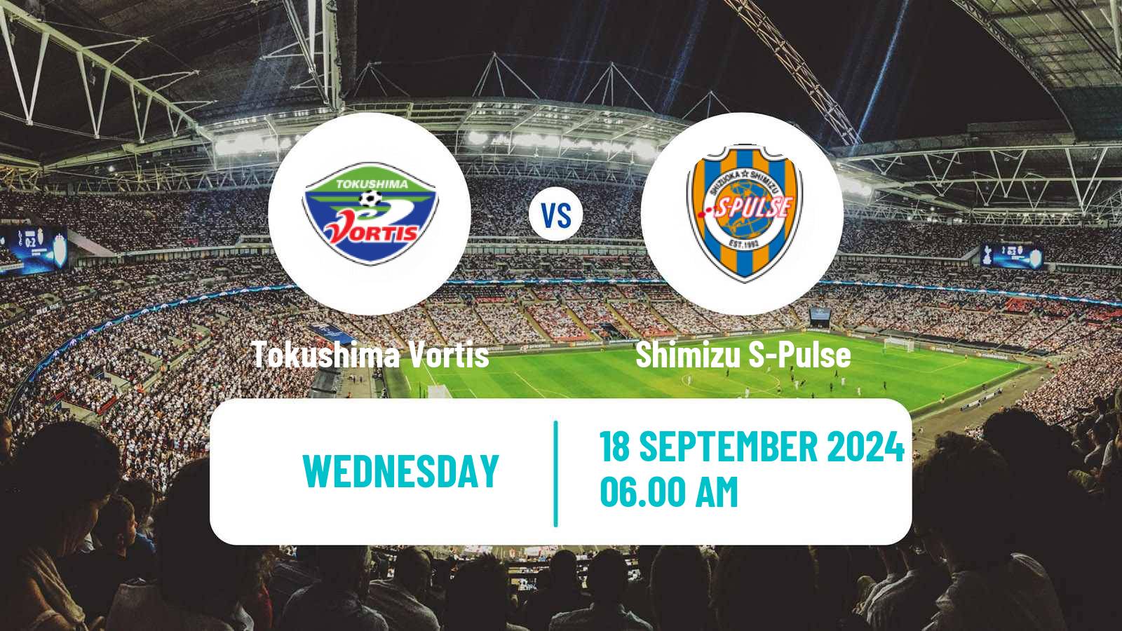 Soccer Japan J2 League Tokushima Vortis - Shimizu S-Pulse