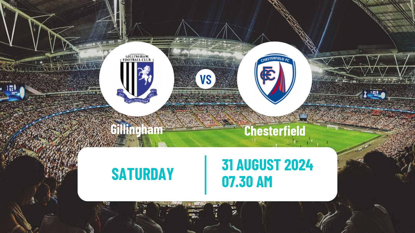 Soccer English League Two Gillingham - Chesterfield