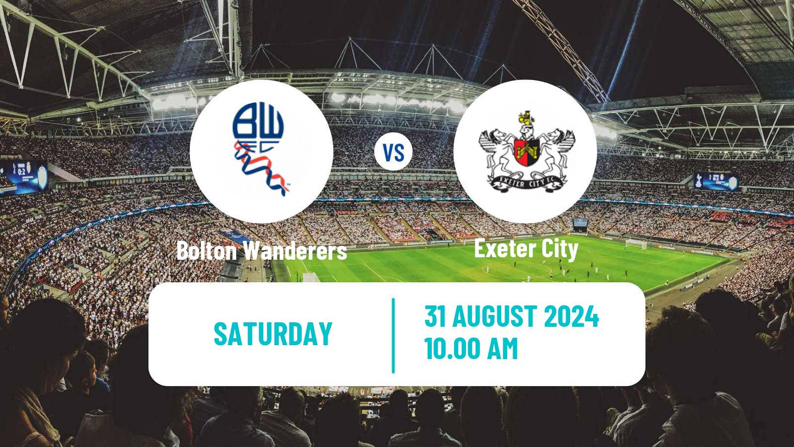 Soccer English League One Bolton Wanderers - Exeter City