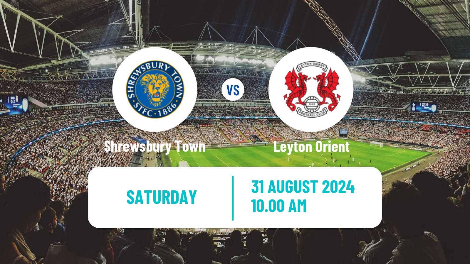 Soccer English League One Shrewsbury Town - Leyton Orient