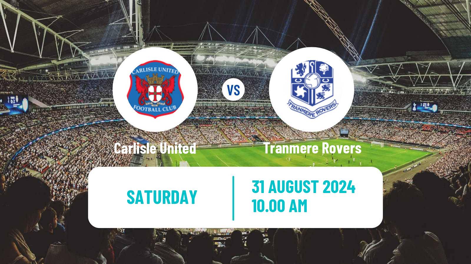 Soccer English League Two Carlisle United - Tranmere Rovers