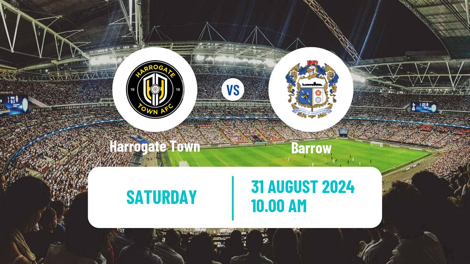 Soccer English League Two Harrogate Town - Barrow