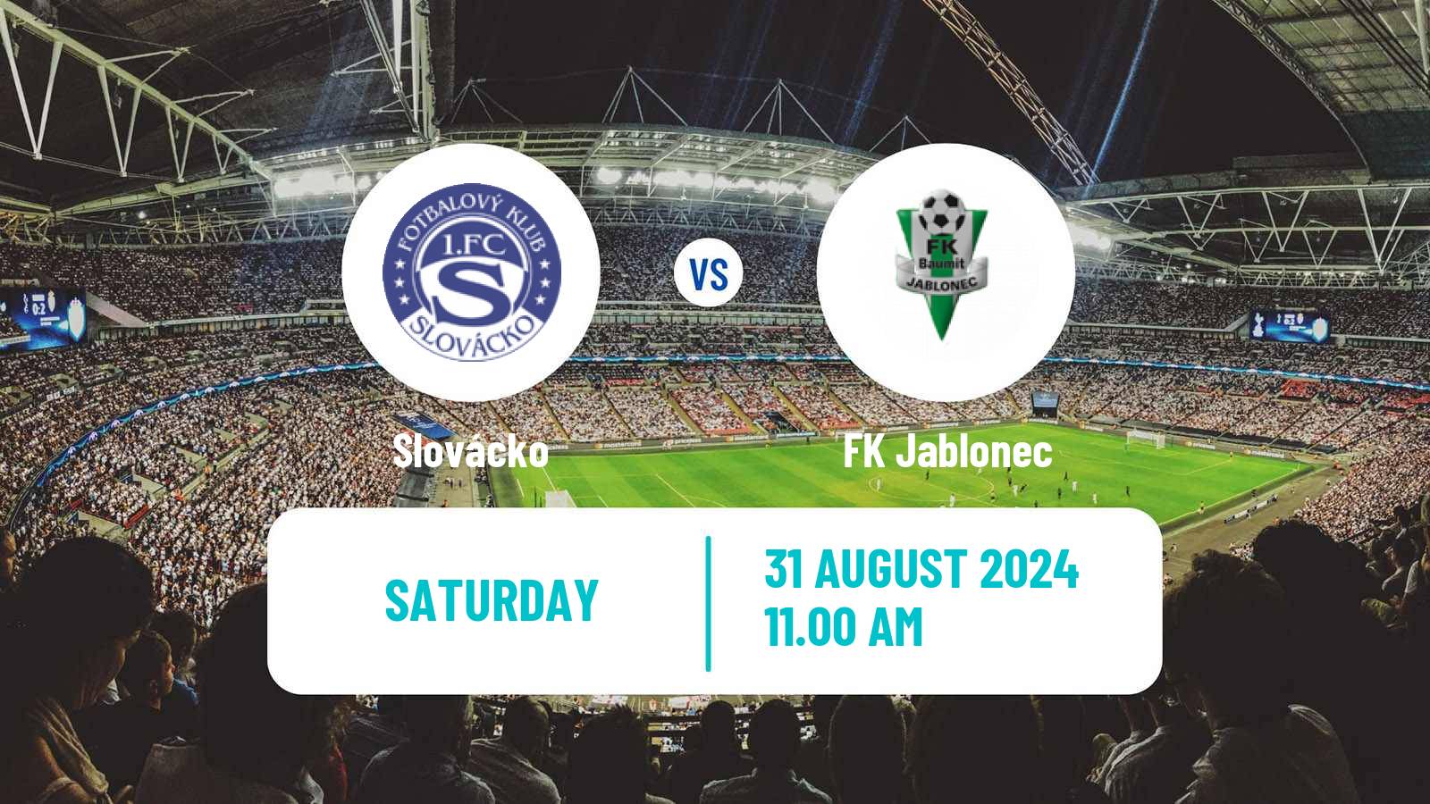 Soccer Czech 1 Liga Slovácko - Jablonec