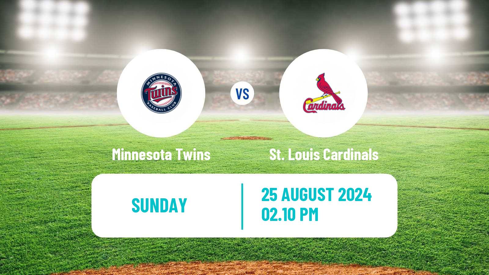 Baseball MLB Minnesota Twins - St. Louis Cardinals