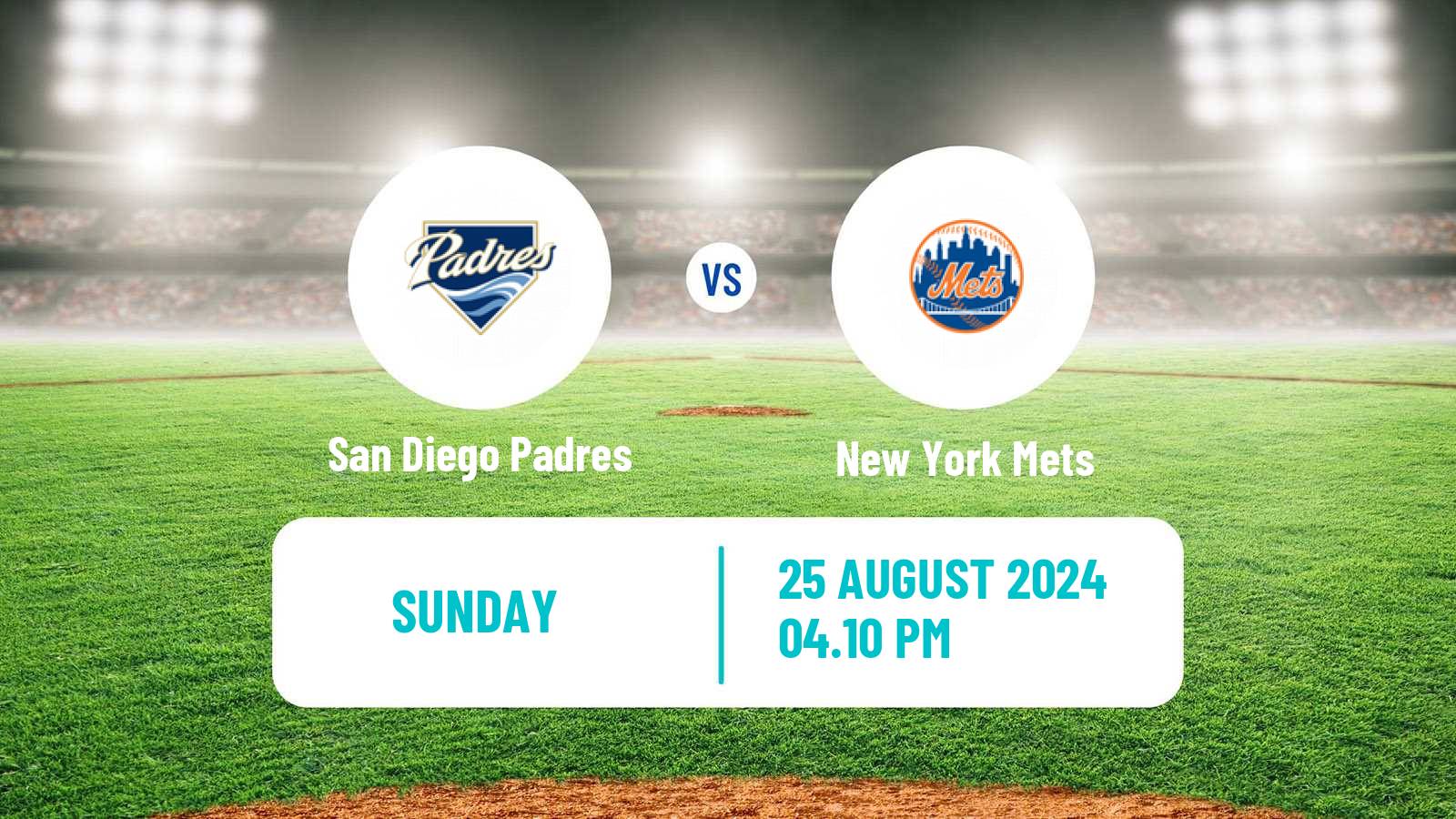 Baseball MLB San Diego Padres - New York Mets