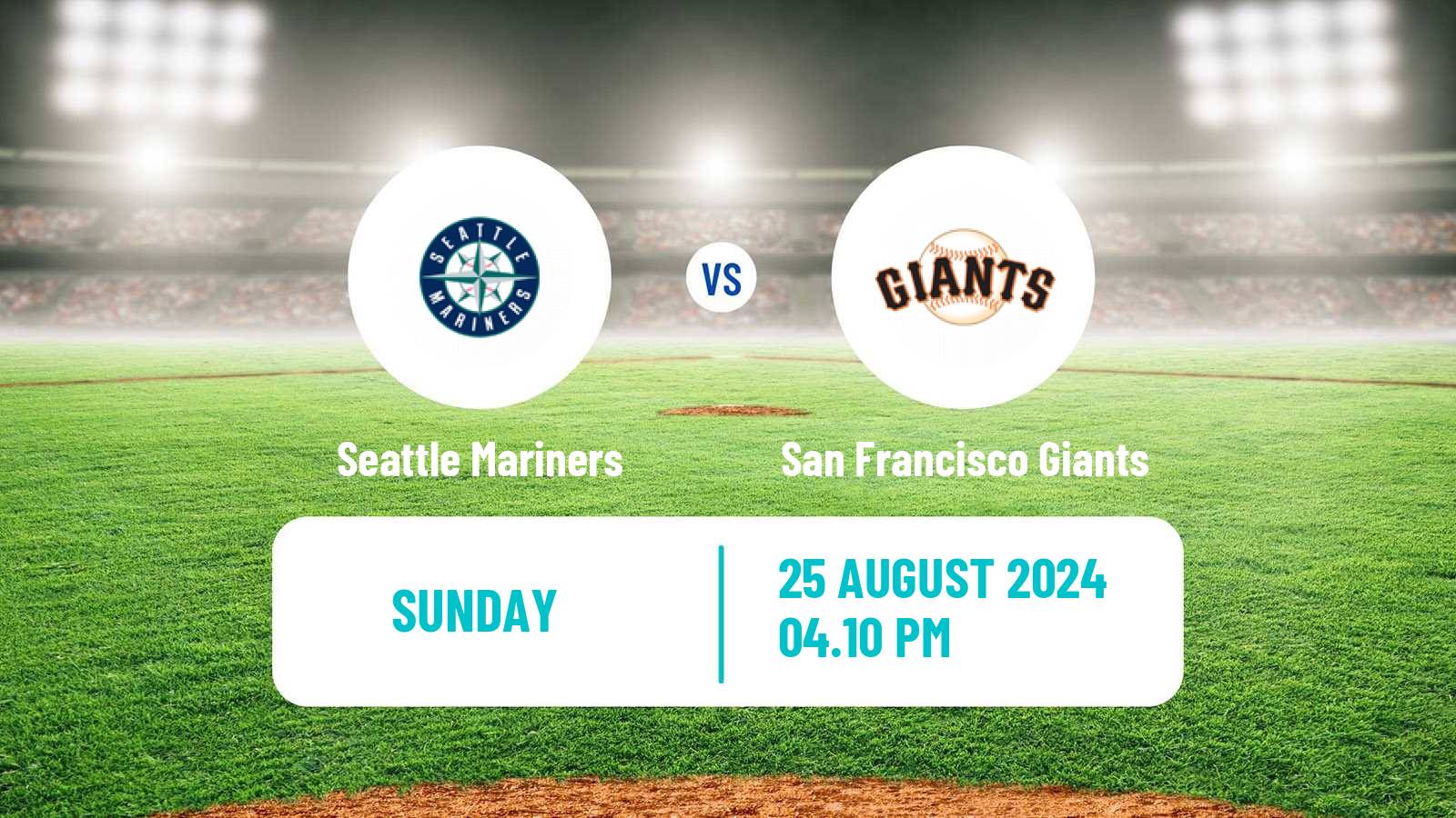 Baseball MLB Seattle Mariners - San Francisco Giants